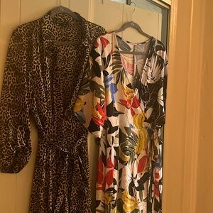 2 ladies summer dressesINC cheetah maxi dress